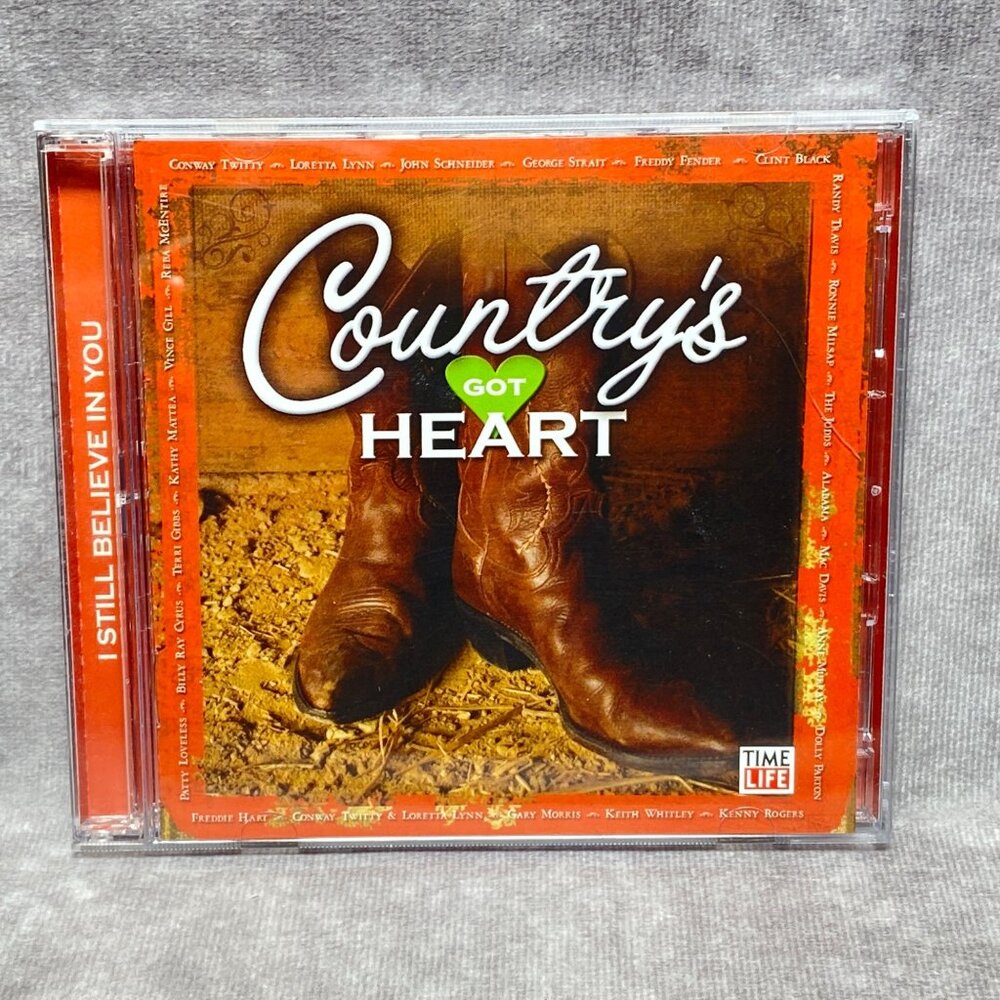 Countrys Got Heart 2-Disc Music CD Set  Time Life Songs 2010 Various Artist